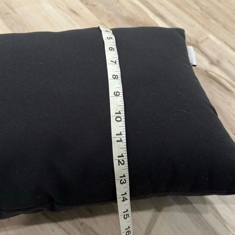 Rae Dunn Black Decorative Pillow “enter if you dare”